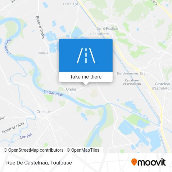 Rue De Castelnau map