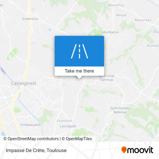Impasse De Crête map