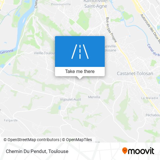Chemin Du Pendut map