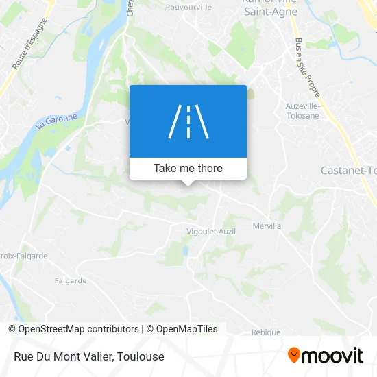 Rue Du Mont Valier map