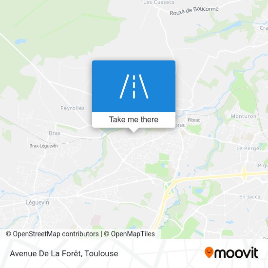 Avenue De La Forêt map