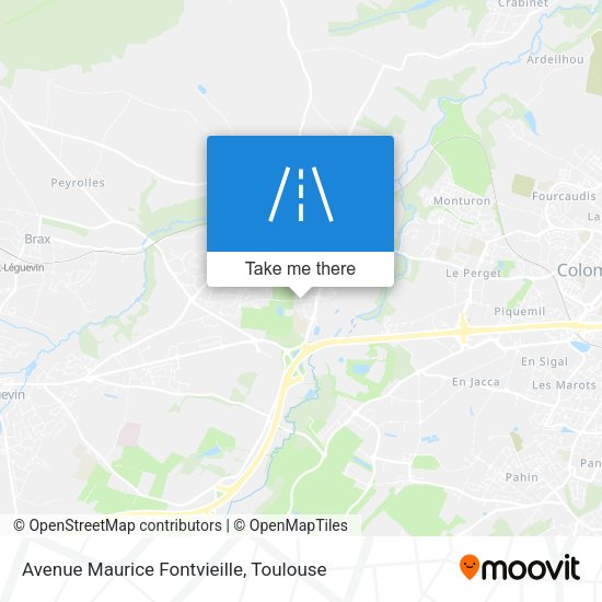 Avenue Maurice Fontvieille map