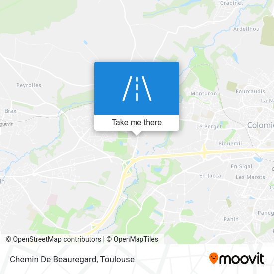 Chemin De Beauregard map