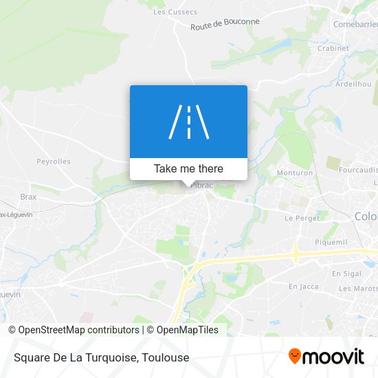Square De La Turquoise map