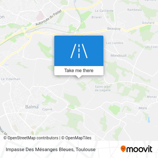 Impasse Des Mésanges Bleues map