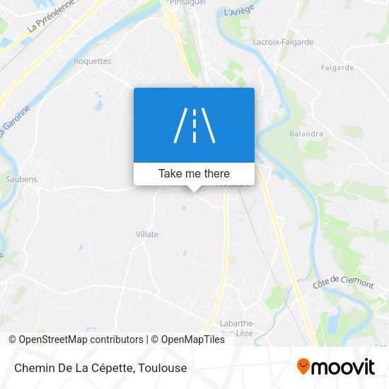 Chemin De La Cépette map