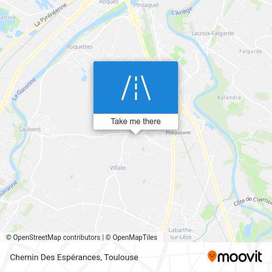 Chemin Des Espérances map