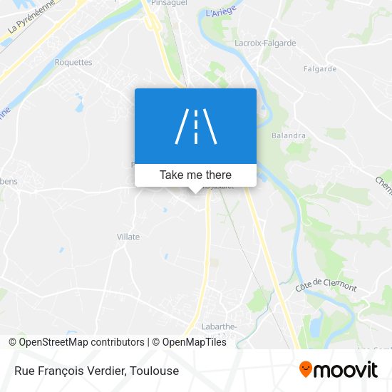 Rue François Verdier map