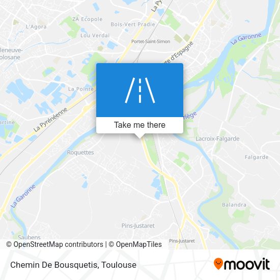 Chemin De Bousquetis map
