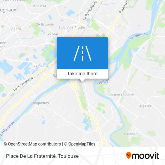 Place De La Fraternité map