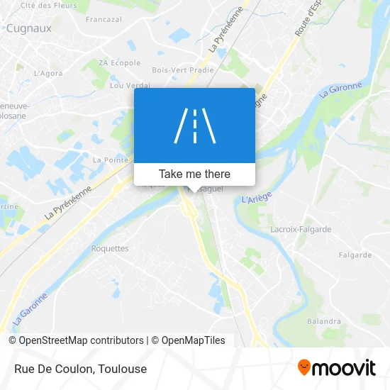 Rue De Coulon map