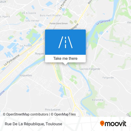 Rue De La République map