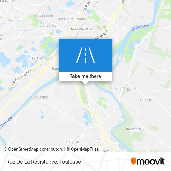 Rue De La Résistance map