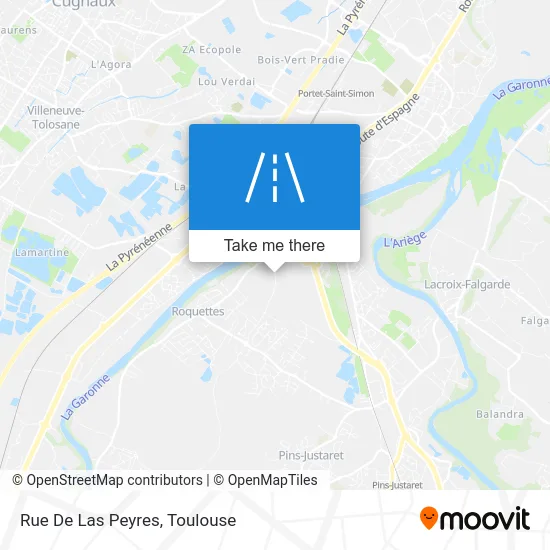Rue De Las Peyres map