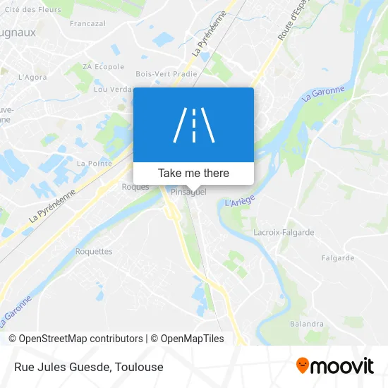 Rue Jules Guesde map