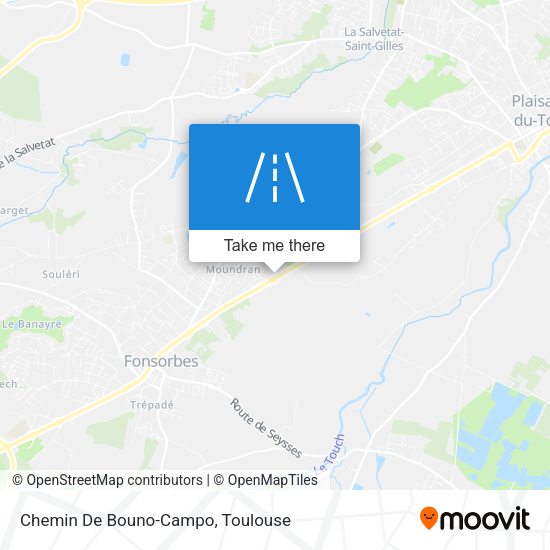 Chemin De Bouno-Campo map