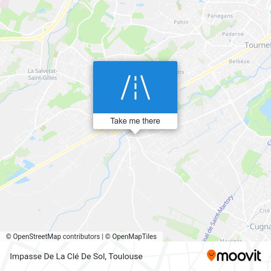 Impasse De La Clé De Sol map