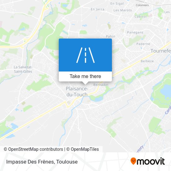 Impasse Des Frênes map