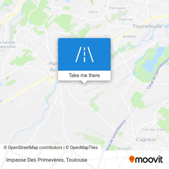 Impasse Des Primevères map