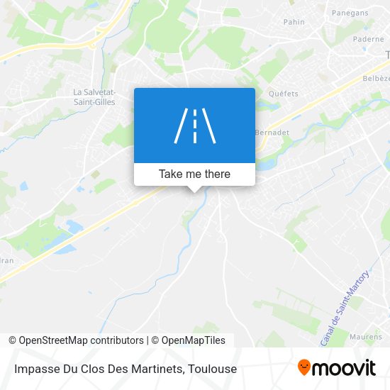 Impasse Du Clos Des Martinets map