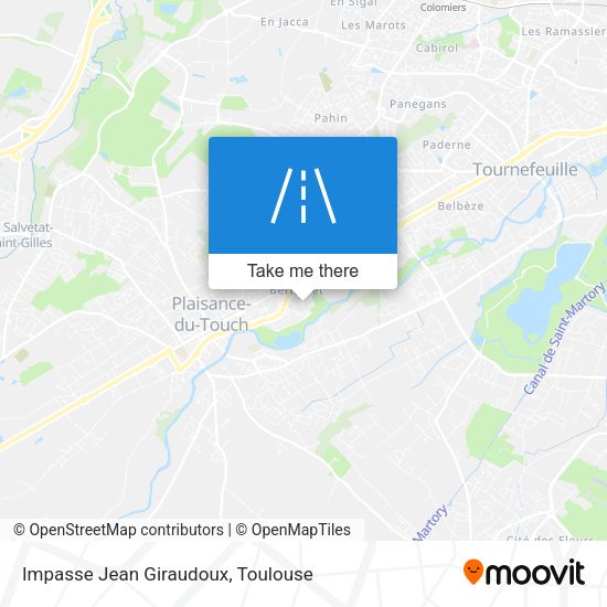 Impasse Jean Giraudoux map