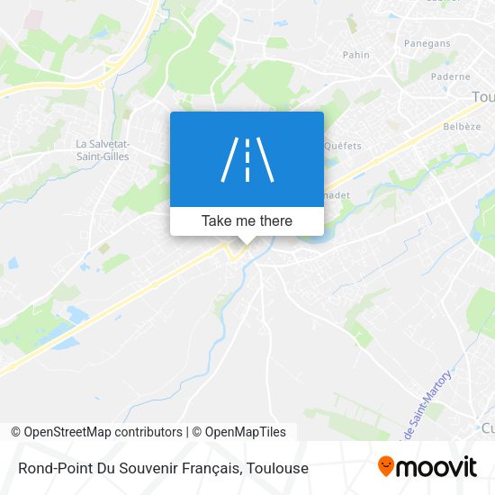 Rond-Point Du Souvenir Français map