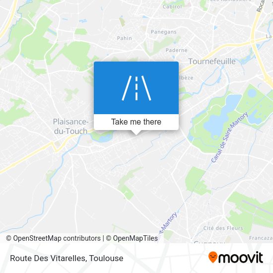 Route Des Vitarelles map