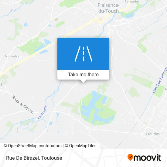 Rue De Birazel map