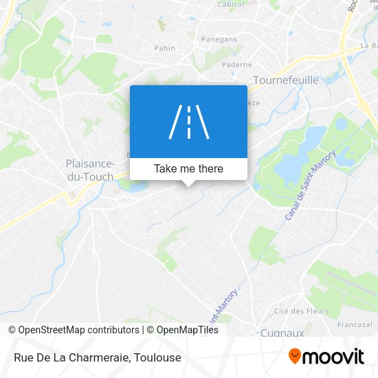 Rue De La Charmeraie map