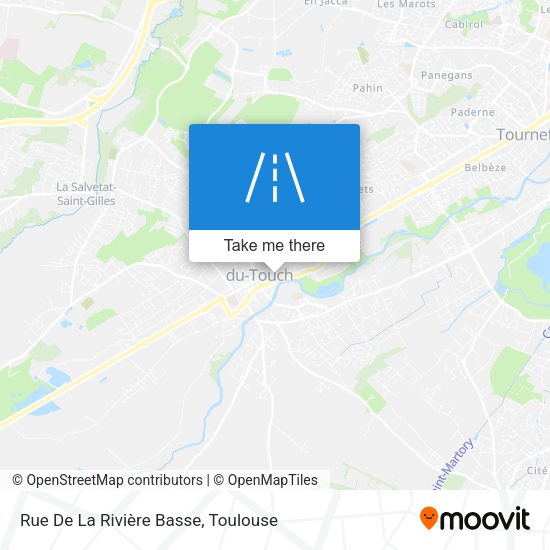 Rue De La Rivière Basse map