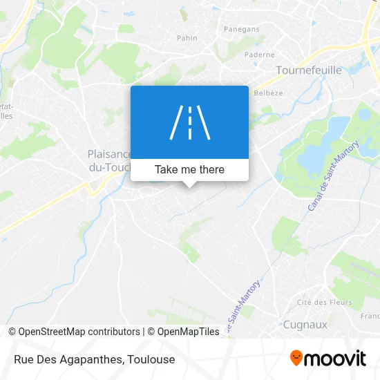 Rue Des Agapanthes map