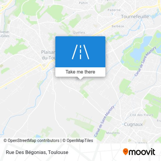 Rue Des Bégonias map