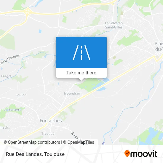 Rue Des Landes map