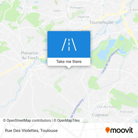 Rue Des Violettes map