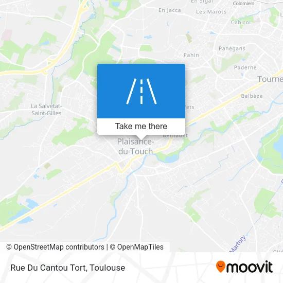Rue Du Cantou Tort map