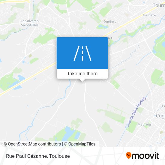Rue Paul Cézanne map