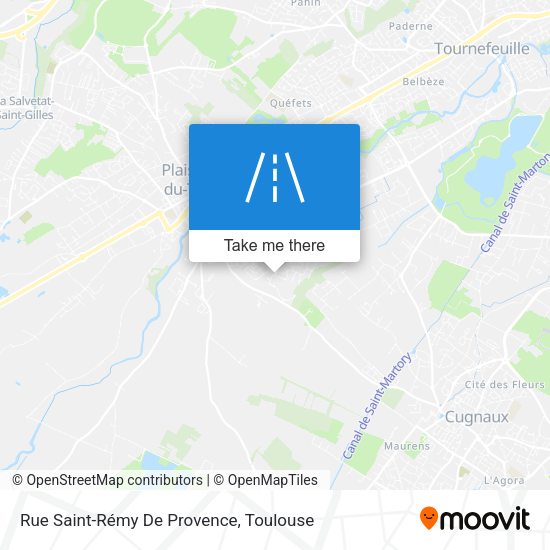 Rue Saint-Rémy De Provence map