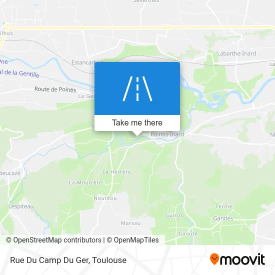 Rue Du Camp Du Ger map