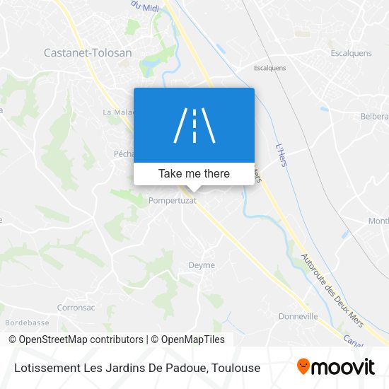 Lotissement Les Jardins De Padoue map