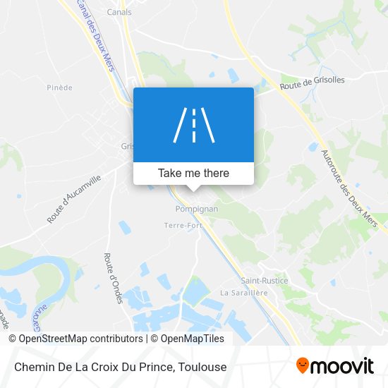 Chemin De La Croix Du Prince map