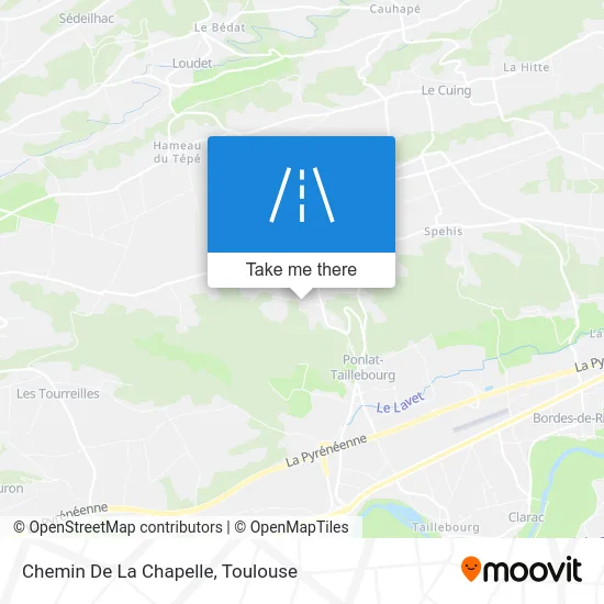 Chemin De La Chapelle map