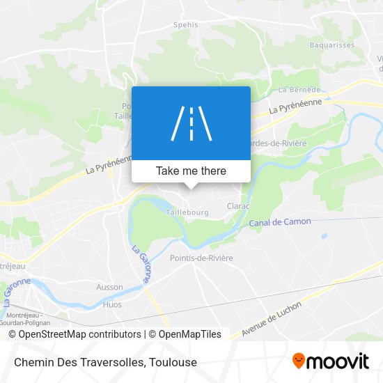 Chemin Des Traversolles map