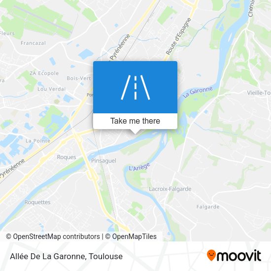 Allée De La Garonne map
