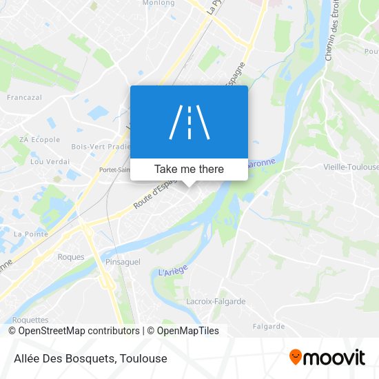 Allée Des Bosquets map