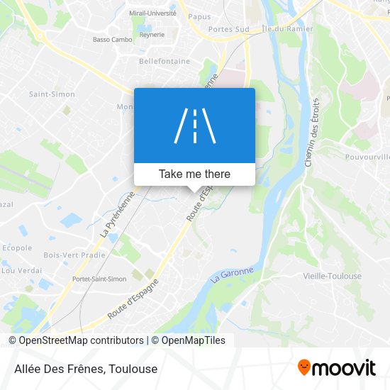 Allée Des Frênes map