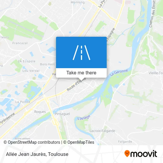 Allée Jean Jaurès map