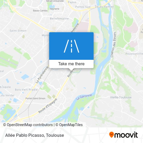 Allée Pablo Picasso map