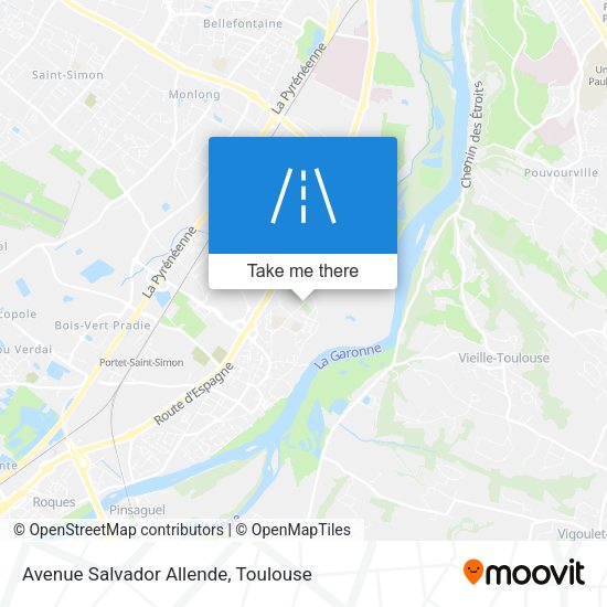 Avenue Salvador Allende map