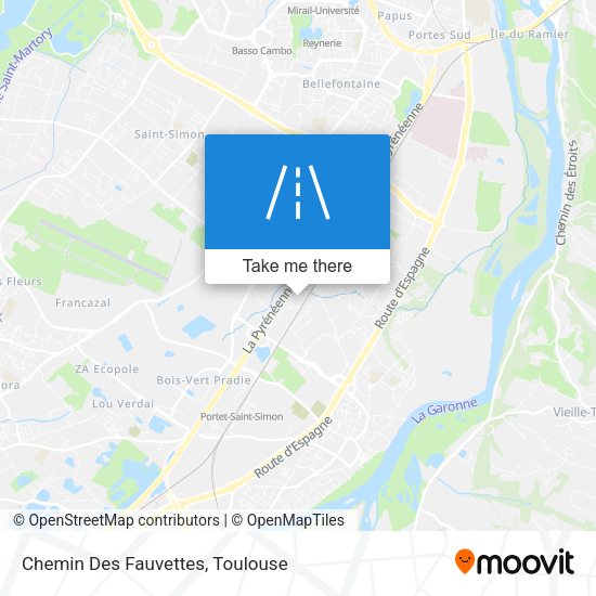 Chemin Des Fauvettes map