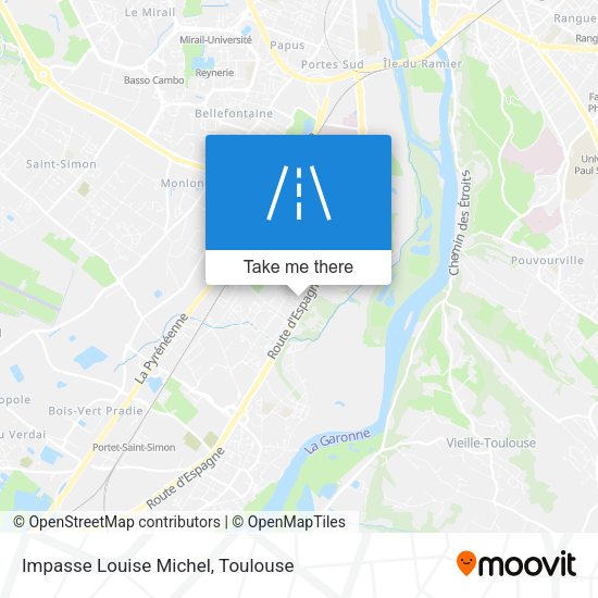 Impasse Louise Michel map